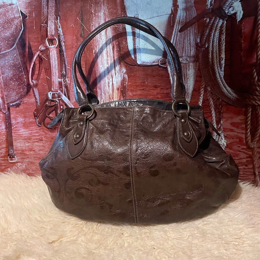 Roberta Gandolfi XXXL Italian leather bag